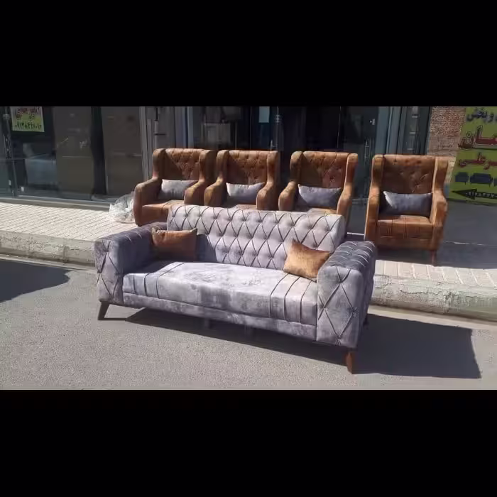 مبل چستر مکعبی 