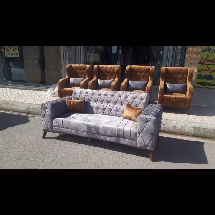 مبل چستر مکعبی 