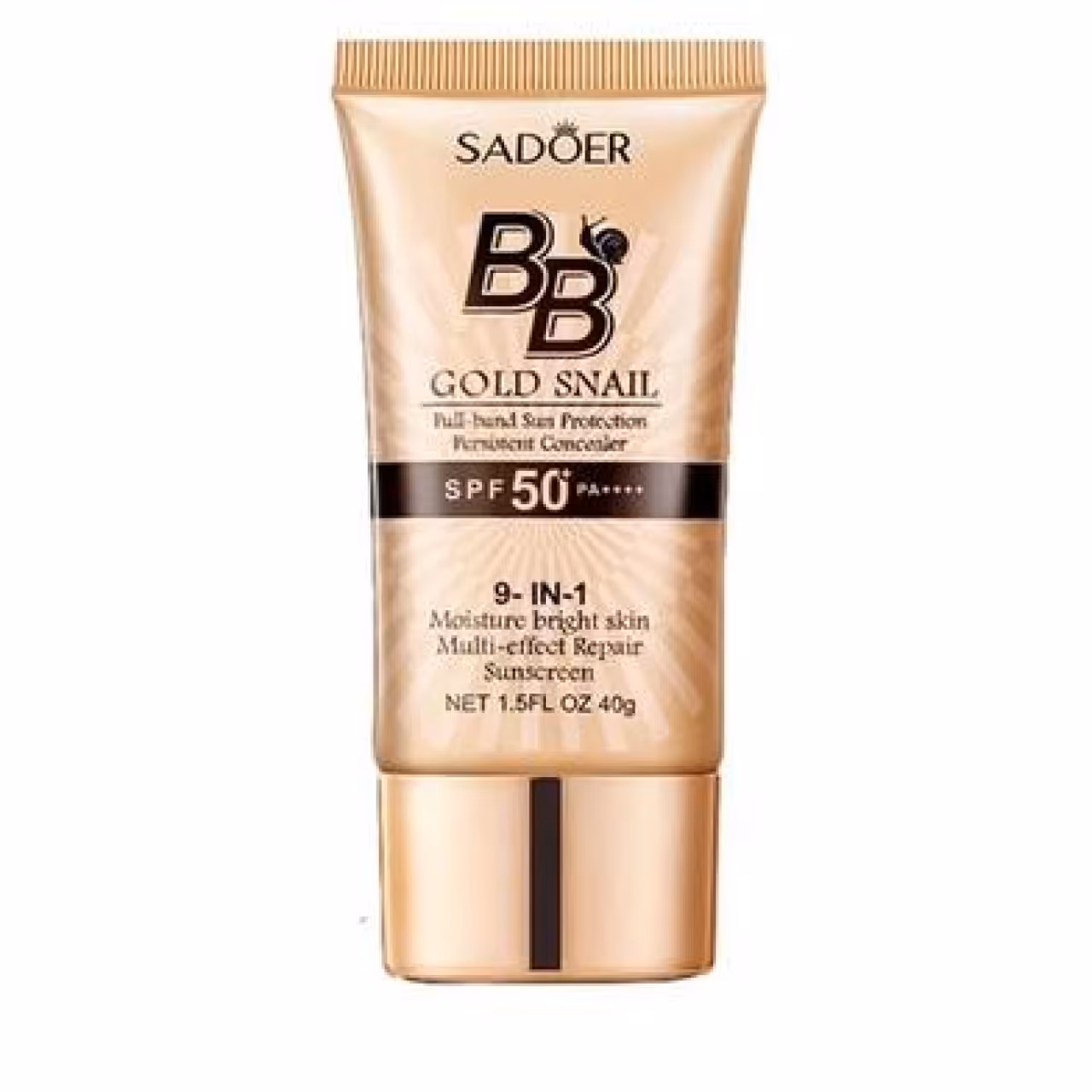 کرم ضد آفتاب رنگی سادور spf 50 مدل بی بی کرم عصاره حلزون حجم 40 گرم