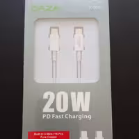 کابل شارژ  2سر تایپ سی caza 20وات