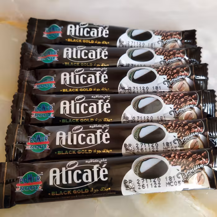 قهوه تلخ فوری علیکافه که به صورت 6 تایی