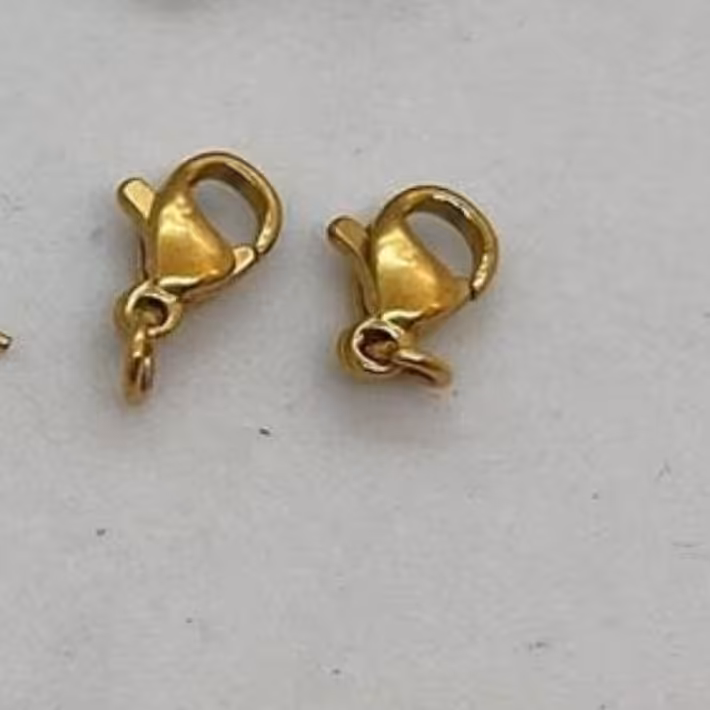 قفل استیل  طلایی