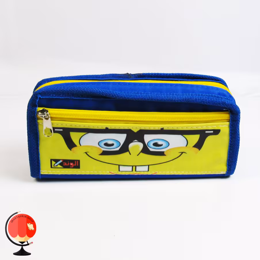 جامدادی فانتزی طرح باب اسفنجی سه زیپ الوند