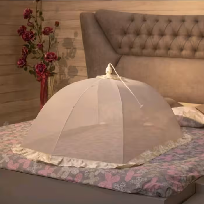 پشه بند6 میل حریر چتری نوزاد