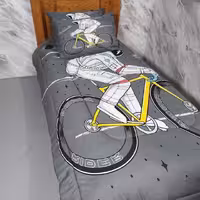 روتختی تک نفره 90 سه بعدی طرح فضانورد  کد 520