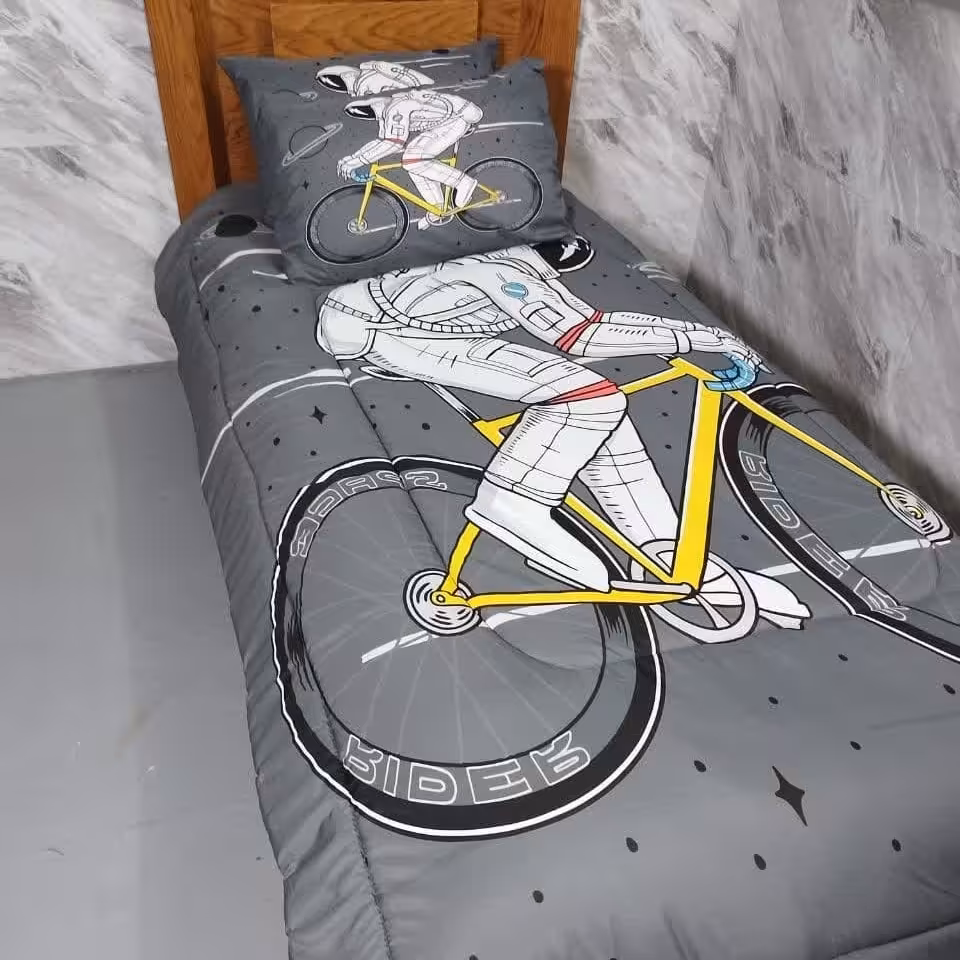 روتختی تک نفره 90 سه بعدی طرح فضانورد  کد 520