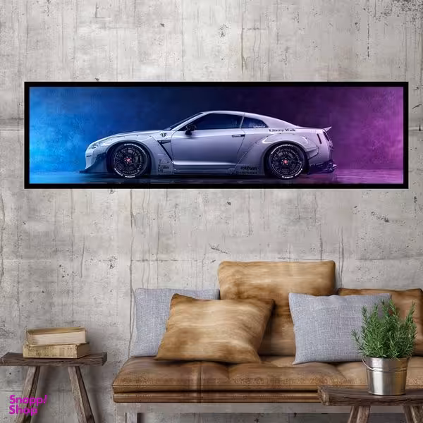 تابلو بکلیت طرح اتومبیل ماشین مسابقه ای مدل کشیده B-7904