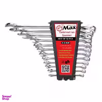 مجموعه 12 عددی اچار یکسر تخت یکسر رینگی مکس مدل mhp5