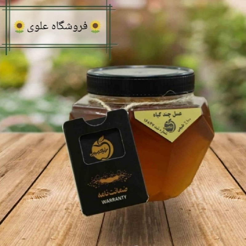 عسل چند گیاه نیم کیلویی 100 درصد طبیعی با ضمانت نامه