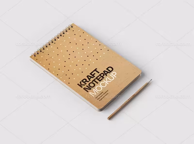 موکاپ دفترچه با کیفیت | گرافیک با طعم تربچه