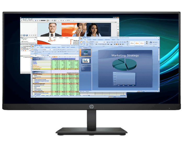 مانیتور 23.8 اینچ اچ پی مدل P244