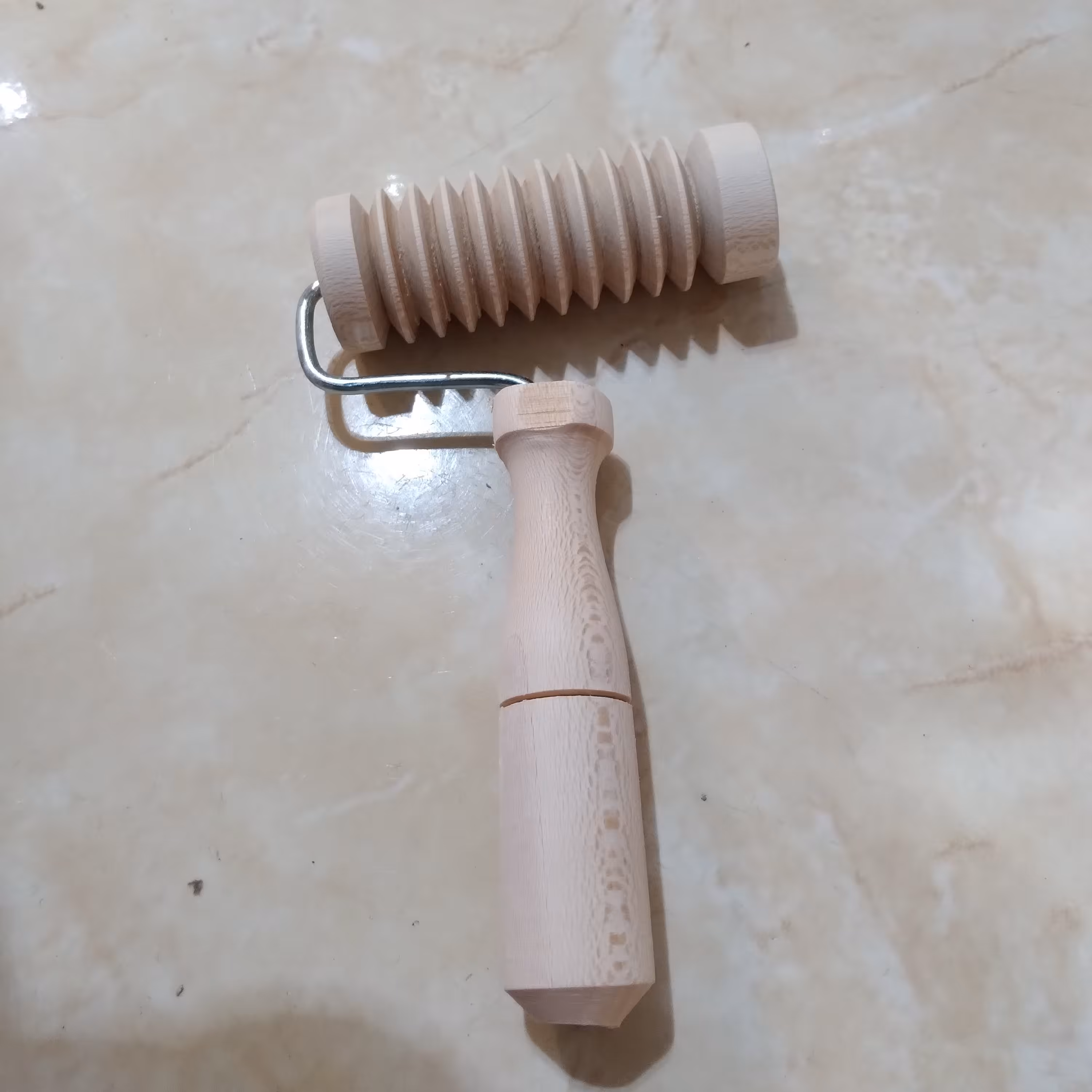 وردنه شیار دار وردنه چوبی