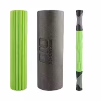 ست سه تکه رول ماساژ بدنسازی پرو اسپرتز PS-3051 BRS | طوسی/سبز