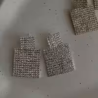 گوشواره مربع فشن