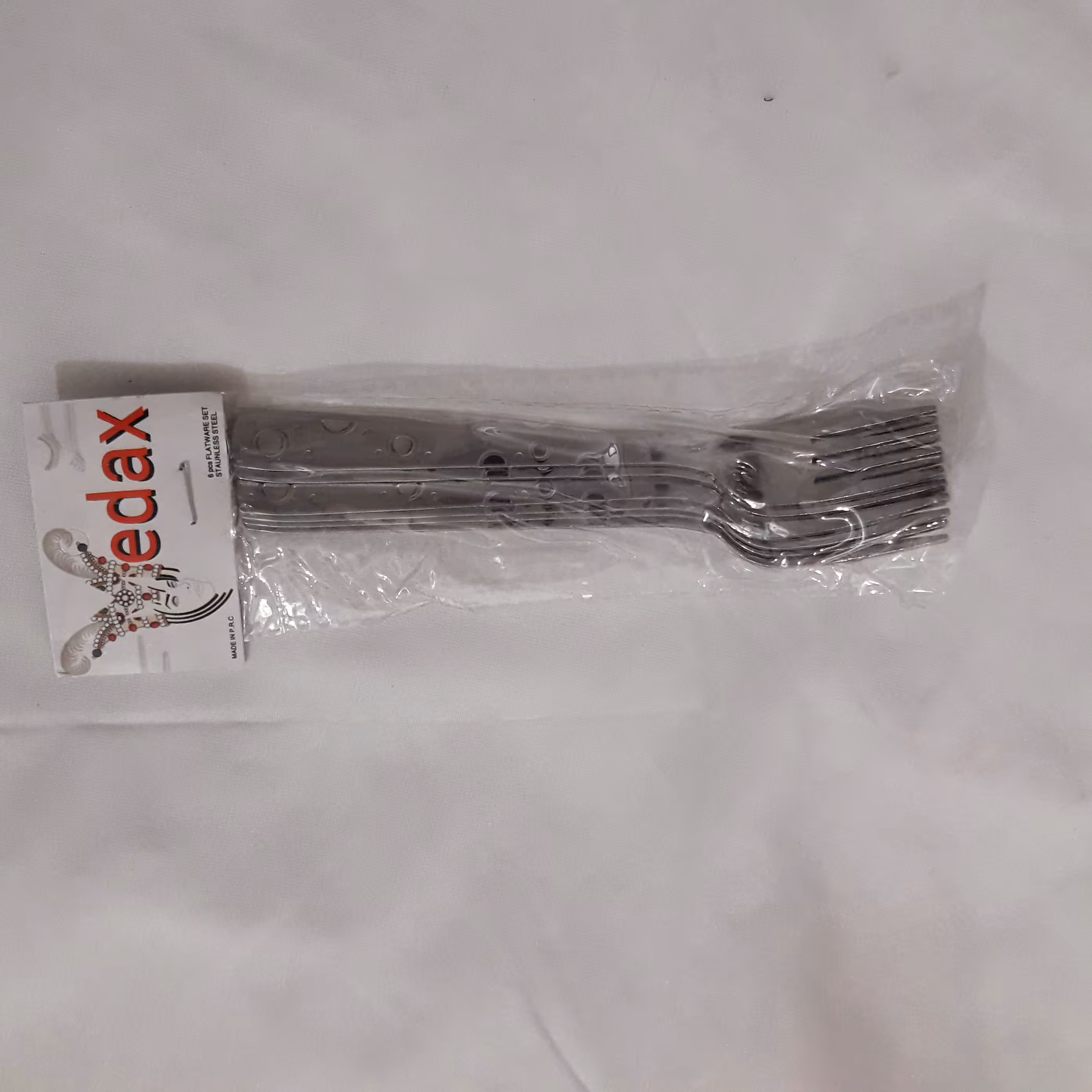 چنگال میوه گلدار