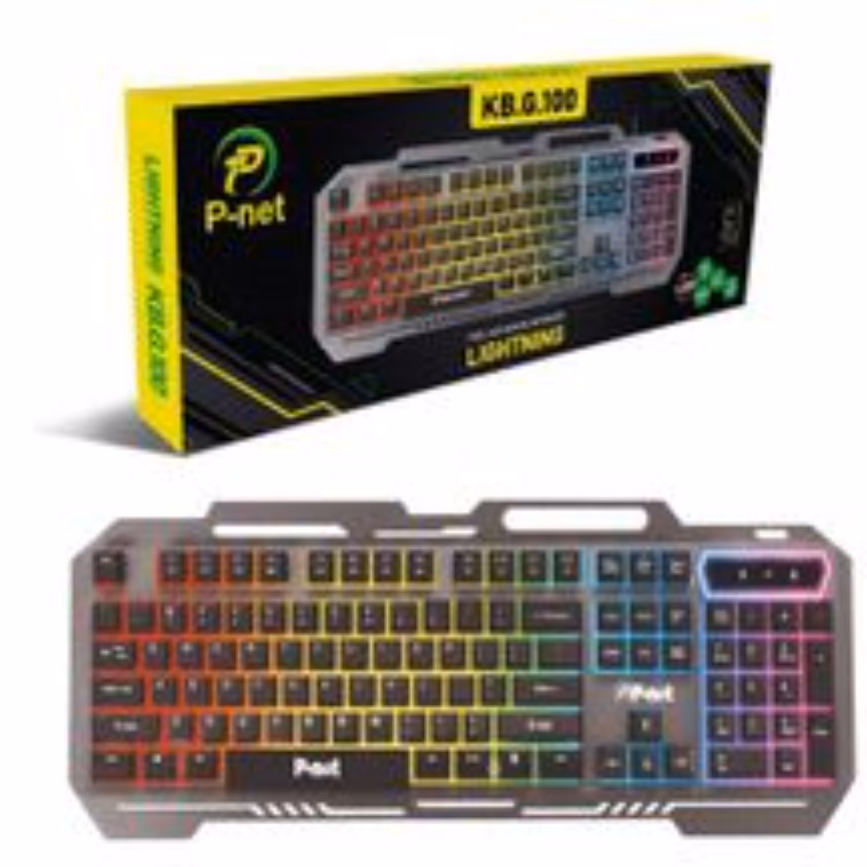 کیبورد سیم دار گیمینگ پی نت P-NET KB.G.100