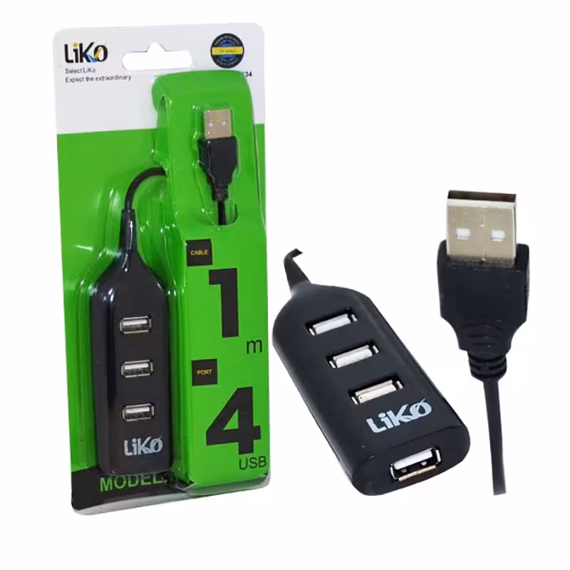 هاب 4 پورت USB لیکو LIKO MR-134