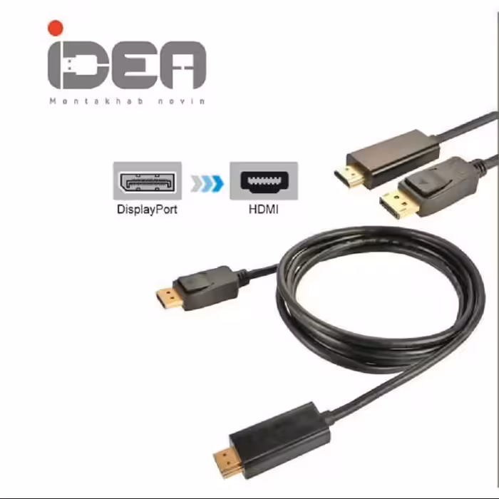 کابل تبدیل display به hdmi برند ایده display to hdmi idea