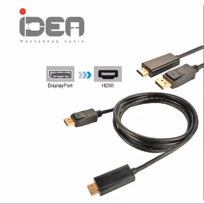کابل تبدیل display به hdmi برند ایده display to hdmi idea