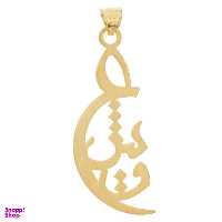 آویز گردنبند طلا 18 عیار رزا مدل N101