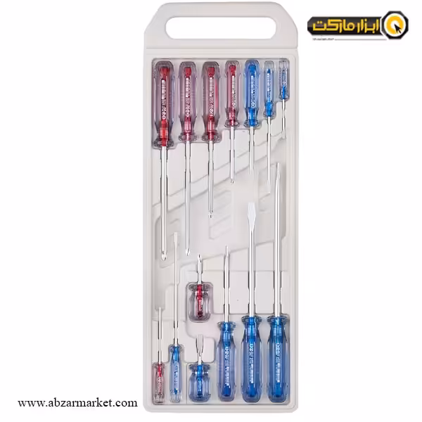 ست پیچ گوشتی وسل 14 عددی دسته کریستالی مدل 6314PS