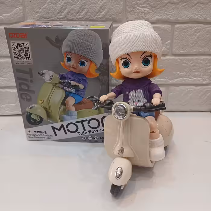 اسباب بازی، ربات موتور وسپا سوار، چراغدار، موزیکال و قابلیت حرکت و دور زدن