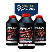 روغن و مکمل موتور EXTREME 9000 4T 5W50 3X 1 LT Brava