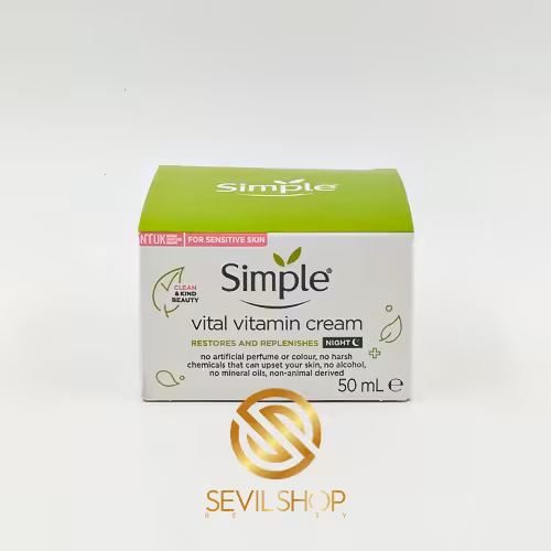 کرم شب ویتال ویتامین سیمپل |Vital Vitamin| حجم 50 میل