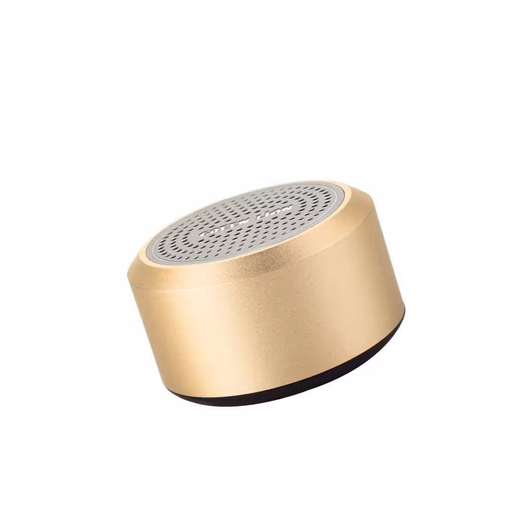 مینی اسپیکر برند Green Lion  مدل Muscle رنگ طلایی 