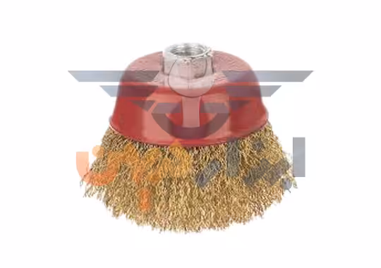 فرچه سیمی کاسه ای افشان 75 میلی متری