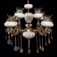 لوستر 5 شاخه 10 شعله شاخه آرامیس 