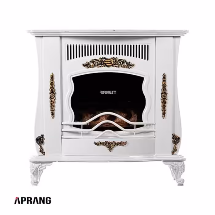 بخاری گازی ارنست طرح شومینه مدل صدرا 280-سفید