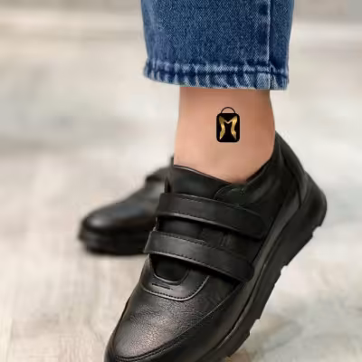 کتانی دو چسب زنانه