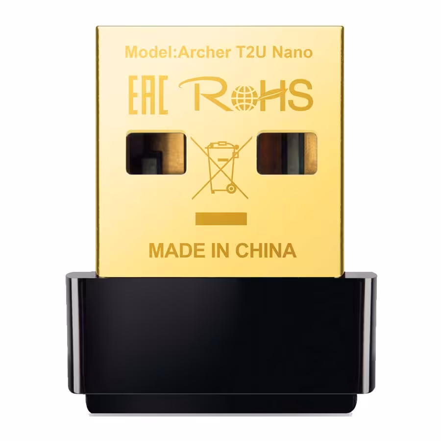 قیمت و خرید کارت شبکه USB و بی‌سیم AC600 تی پی لینک مدل ARCHER T2U NANO | یاس ارتباط