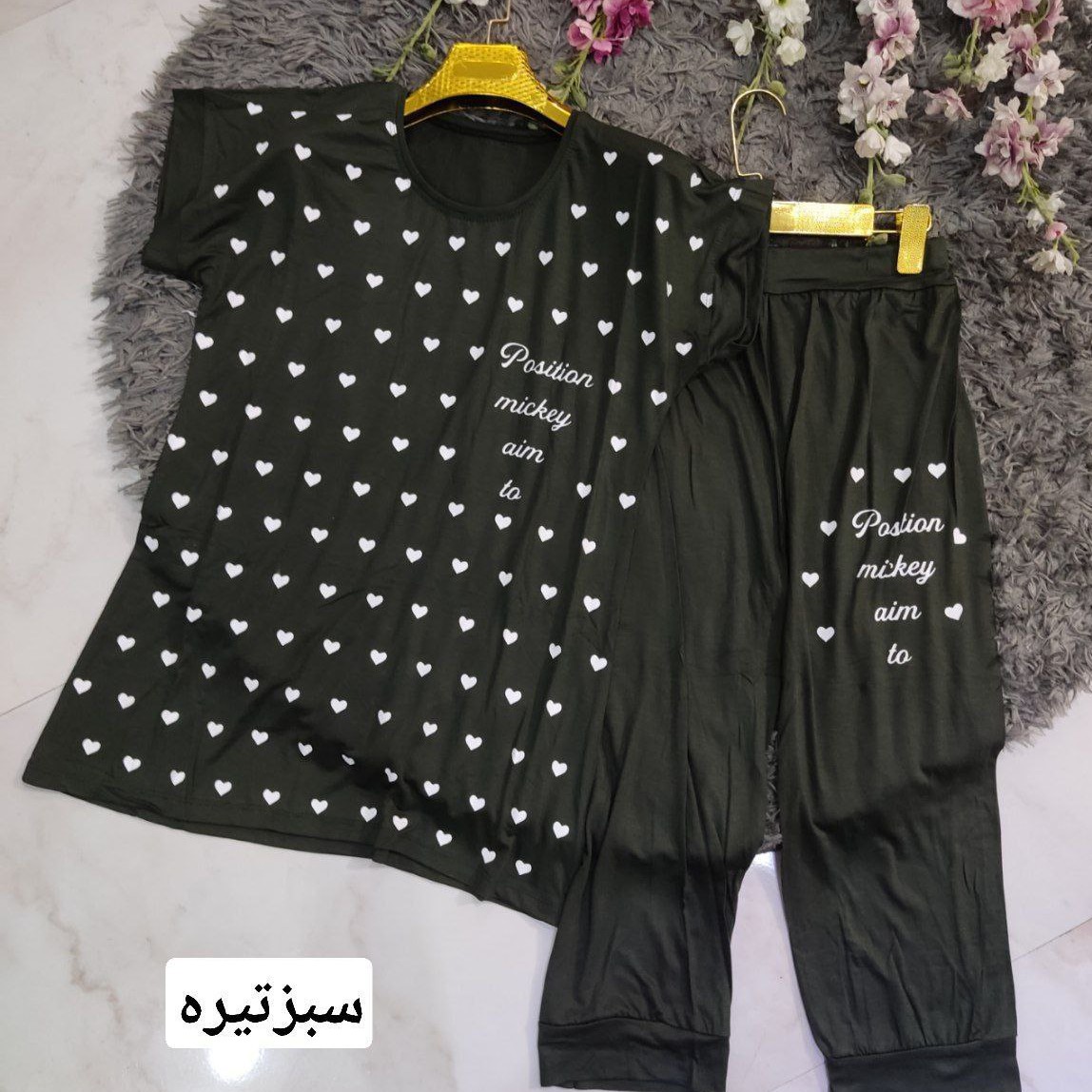 ست قلبی ویسکوز درجه یک زیبا
