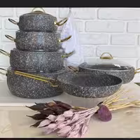 سرویس قابلمه 11 پارچه EVIZ PLUS مدل لورنز طوسی سنگی 