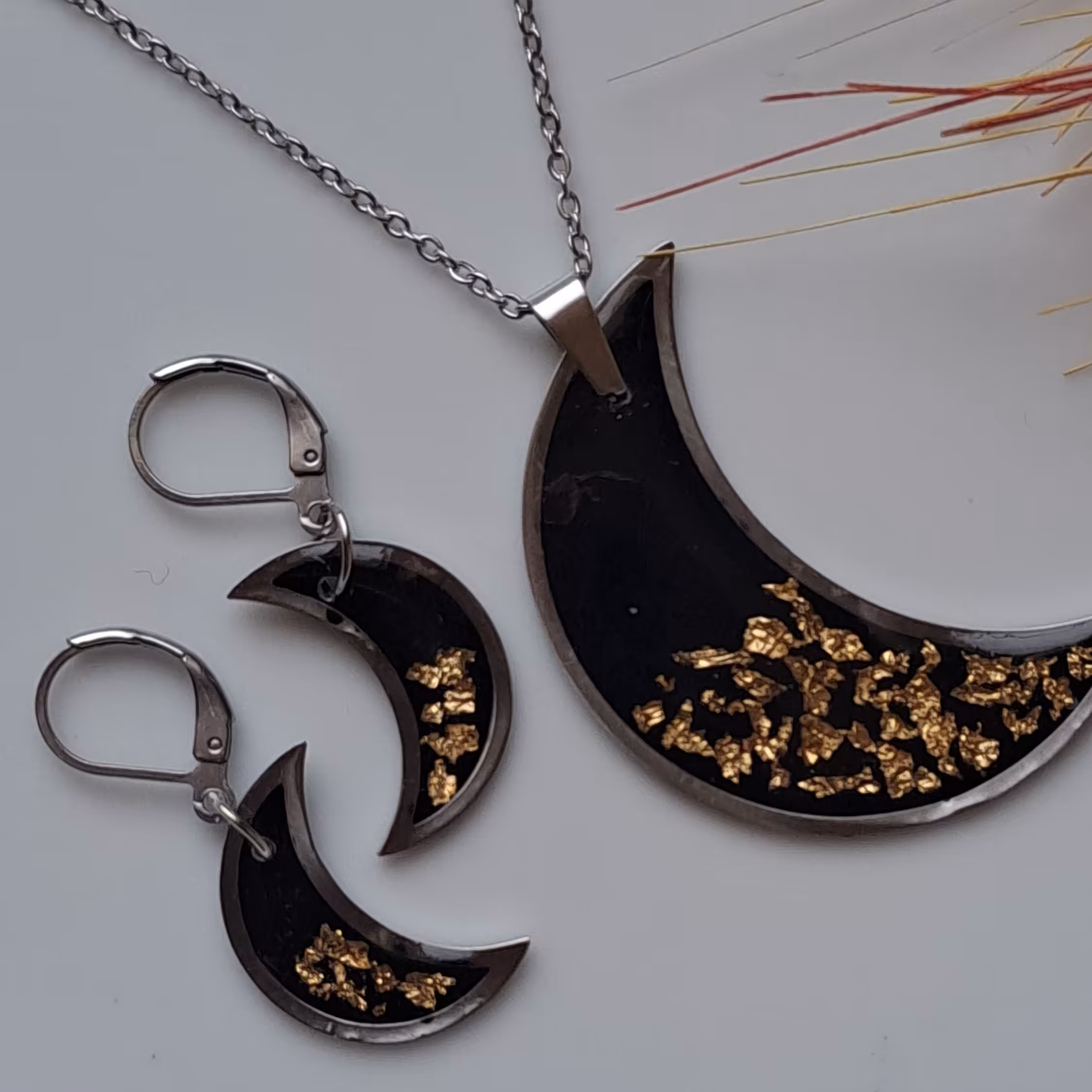 نیم ست استیل ماه 