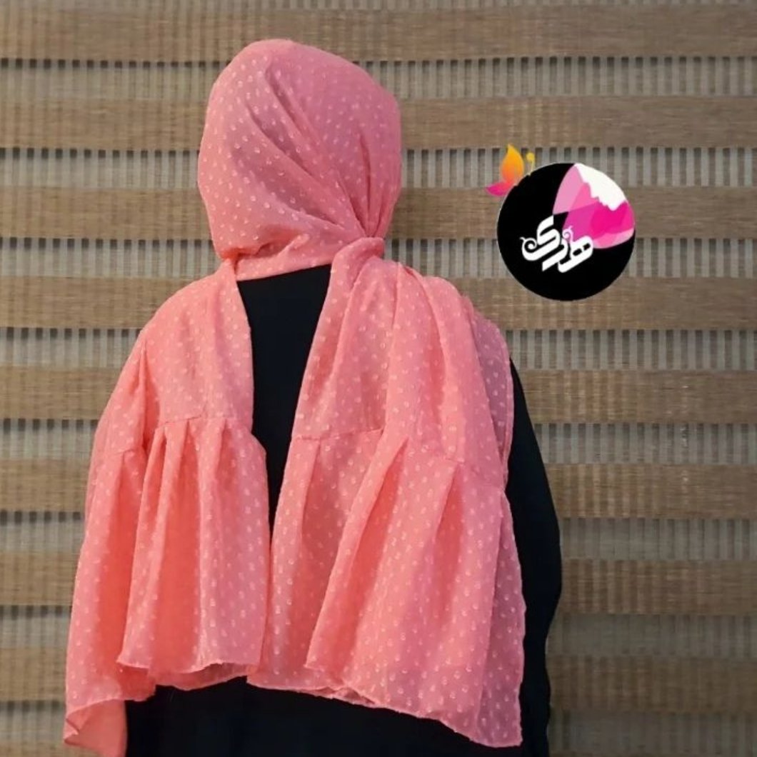 شال و روسری حریراشکی چیندار  