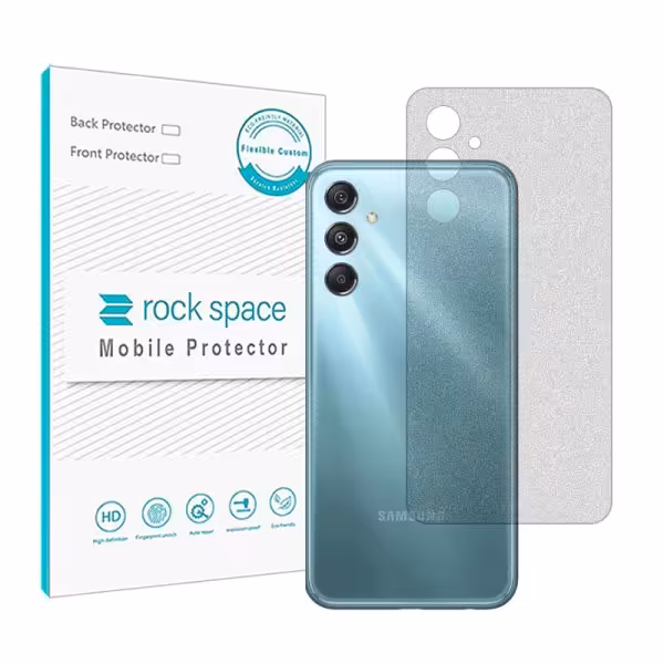 گلس محافظ پشت گوشی سامسونگ M34 5G مدل نانو هیدروژل مات برند راک اسپیس کد S