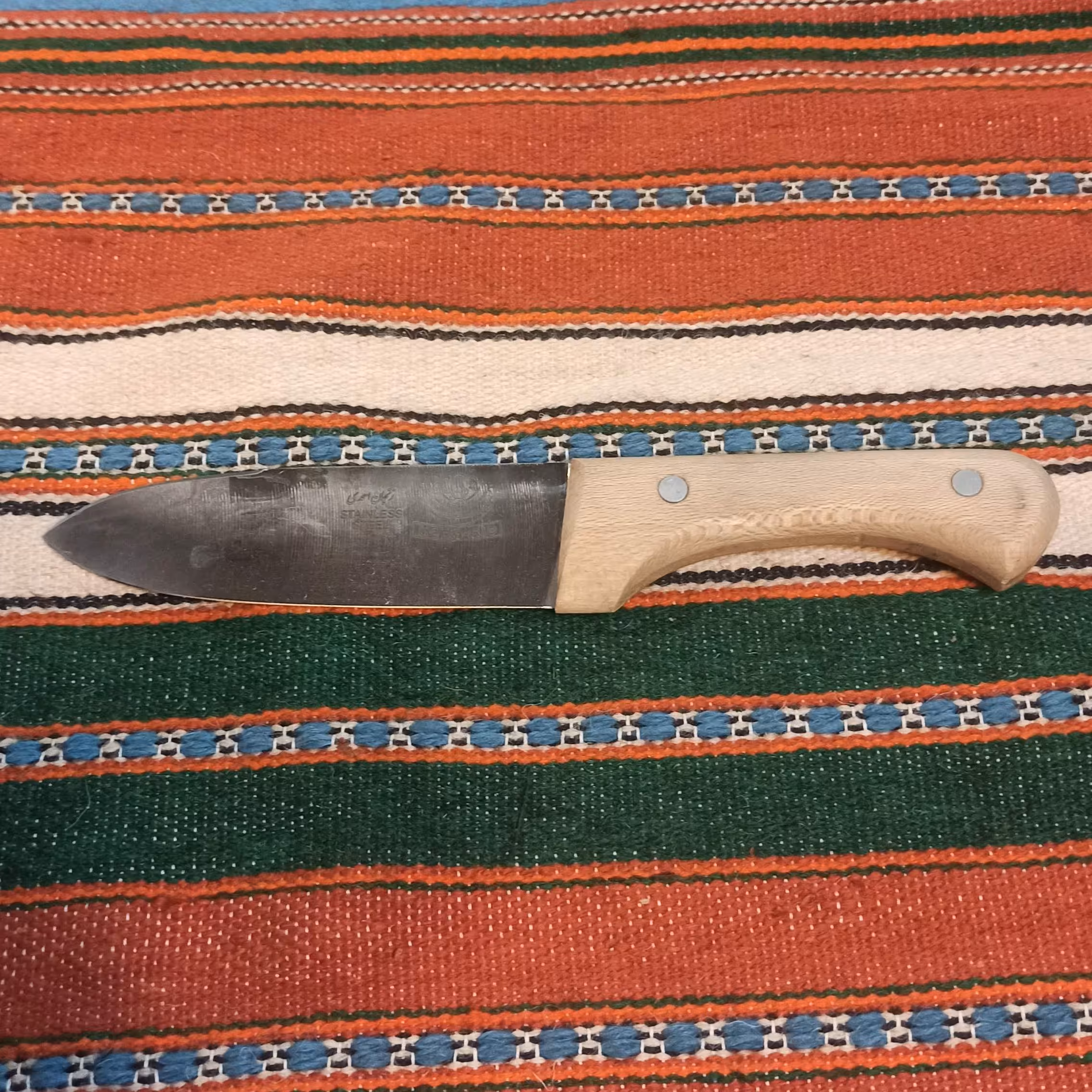 چاقوی زنجان تیغه استیل ضد زنگ