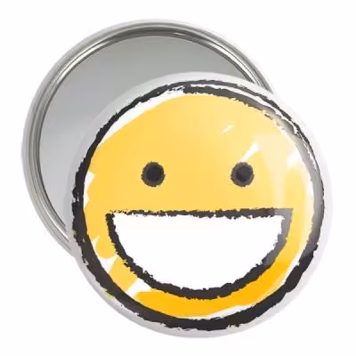 آینه جیبی خندالو مدل ایموجی Emoji کد 3053