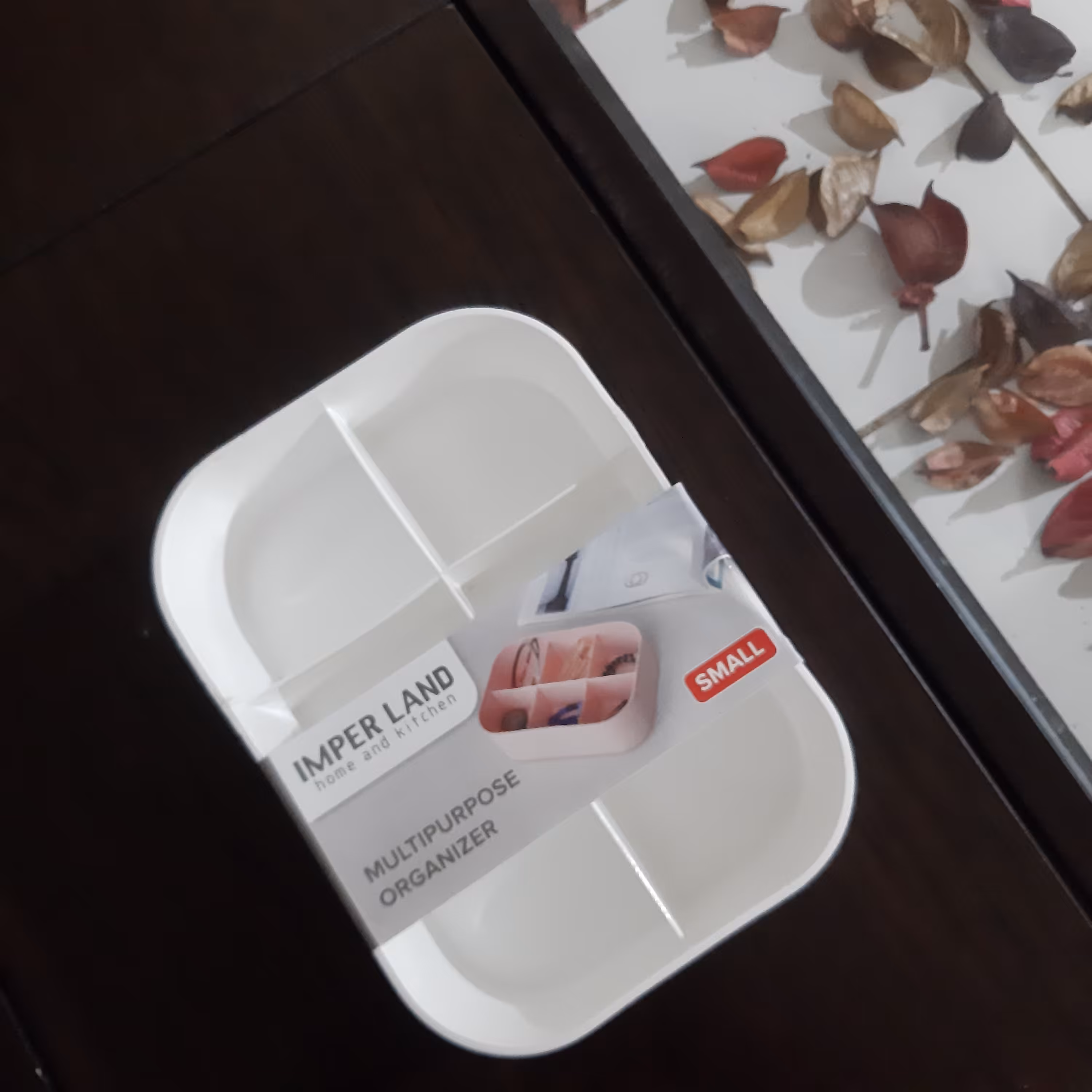  نظم دهنده ی کشو سایز کوچک سفید 