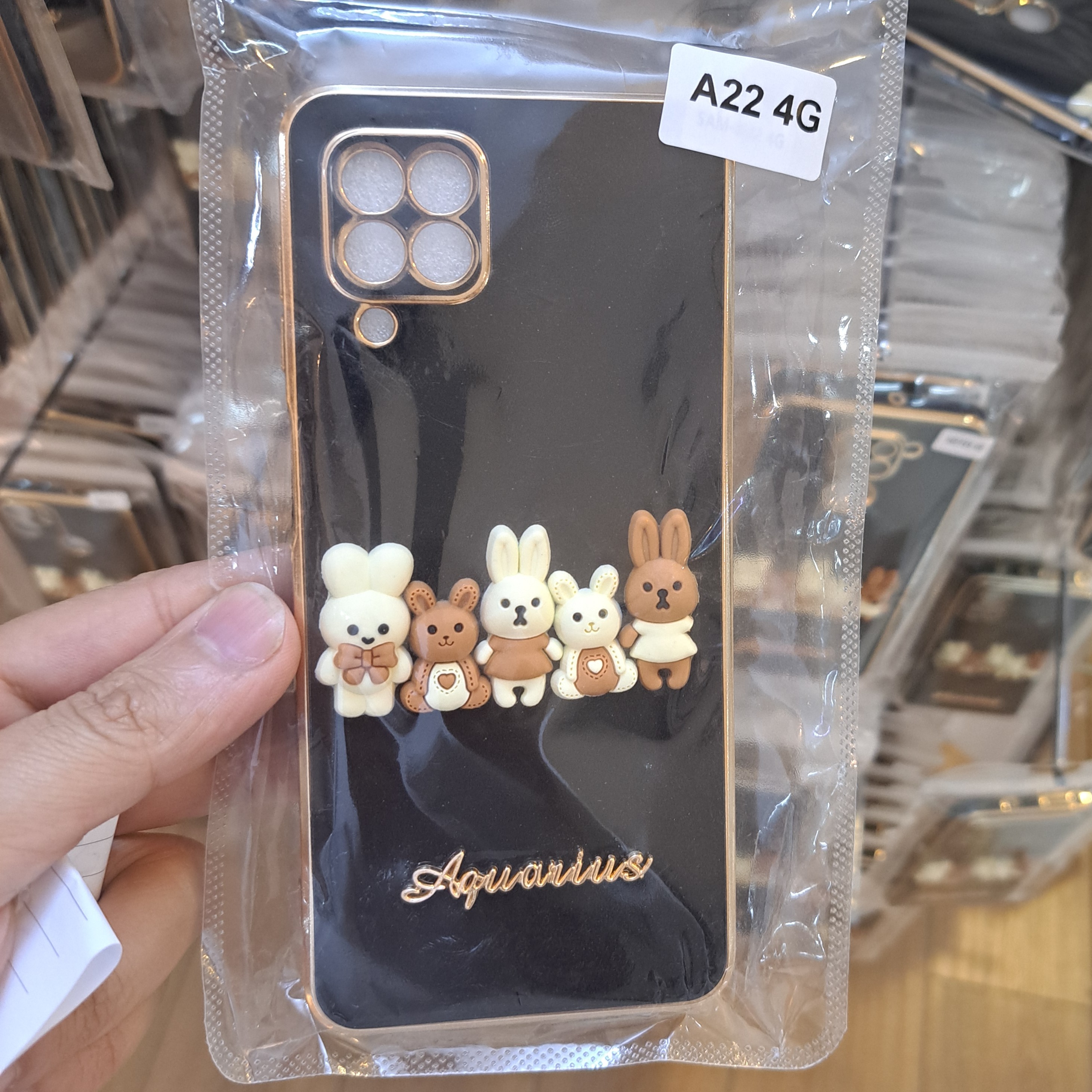 قاب گوشی A22 4G سامسونگ مدل مای کیس خرگوشی رنگبندی مختلف
