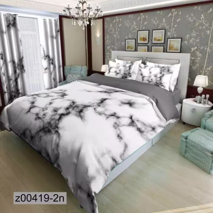 سرویس روتختی 2 نفره تنسل چاپی برندترک لند(Turk Land) z 419
