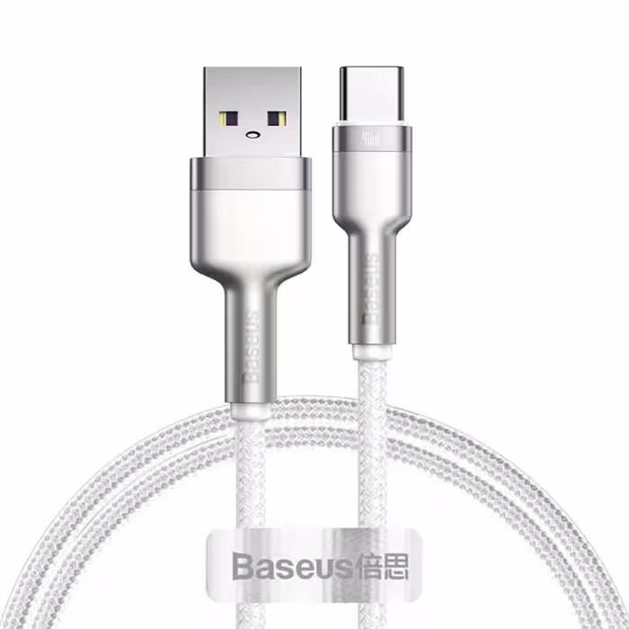 کابل شارژ و دیتا فست Type-C باسئوس مدل Cafule CATJK-B 4A 40W طول 2 مترBaseus Cafule CATJK-B 4A 40W Charging Cable Type-C, 2M