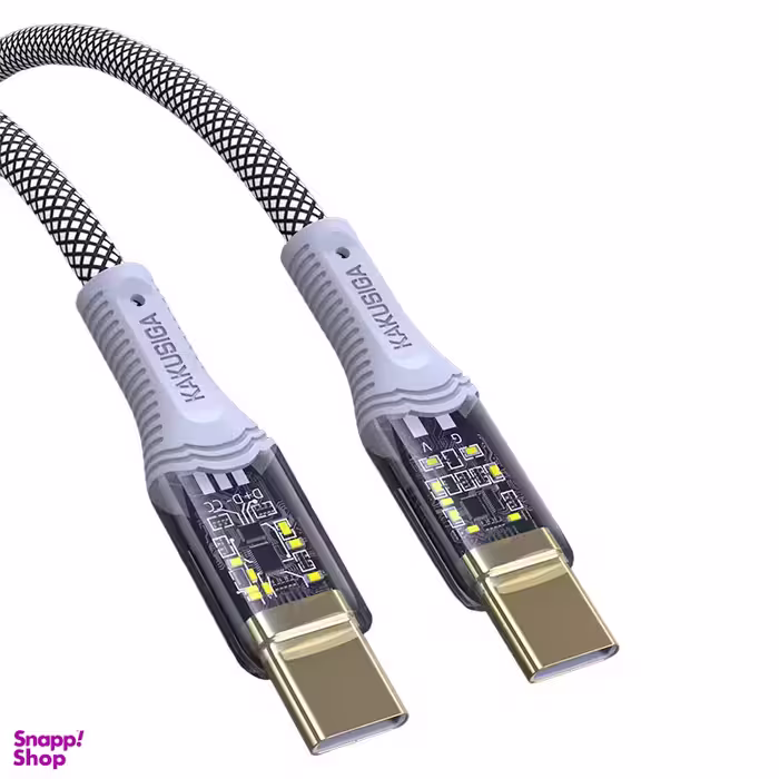 کابل تبدیل USB-C به USB-C  کاکو مدل PD 60W کد KSC-809 طول 1 متر