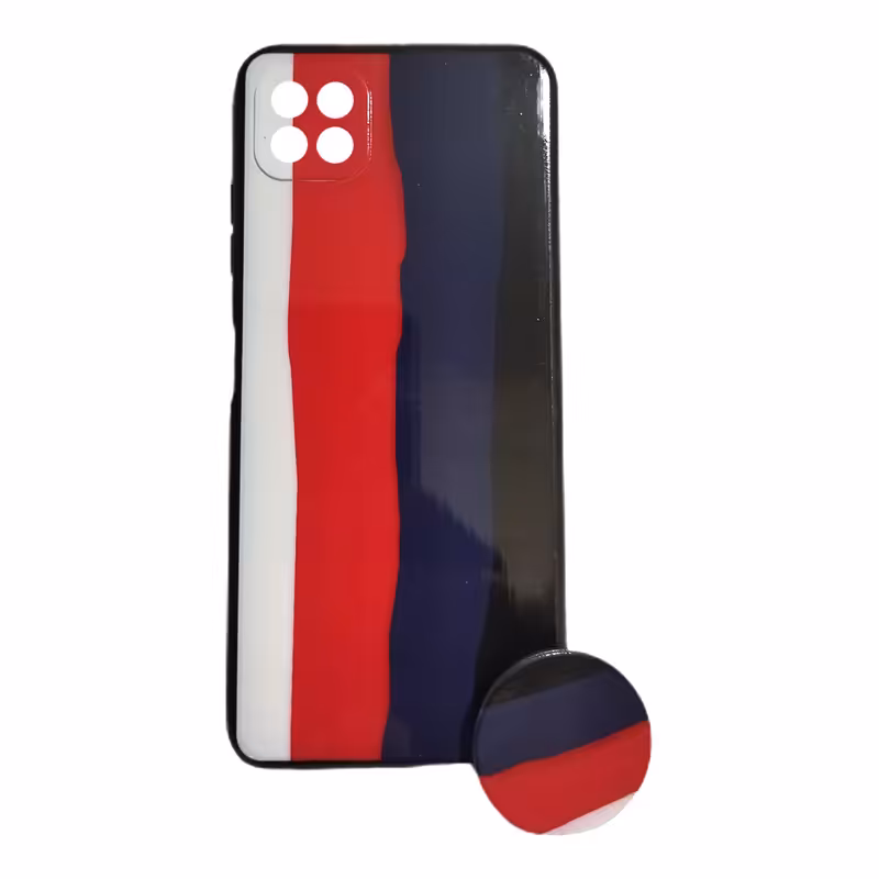 کاور کد 1918 مناسب برای گوشی موبایل سامسونگ A22 5G به همراه پایه نگهدارنده