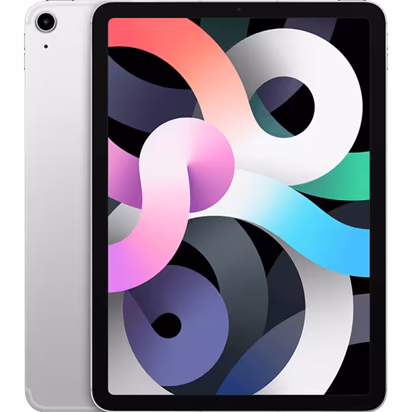 تبلت اپل مدل iPad Air 10.9 inch 2020 4G ظرفیت 64 گیگابایت (نقره ای)