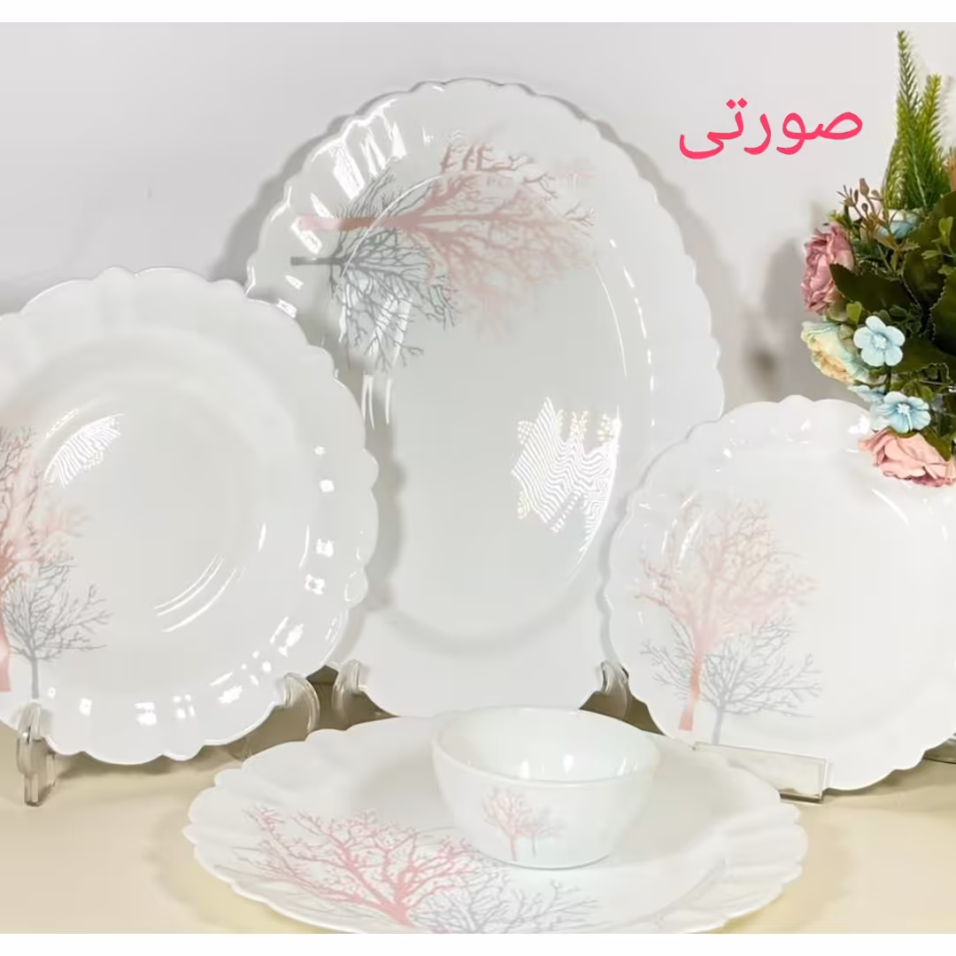 سرویس  آیروپال 25پارچه شادو در دو رنگ صورتی و مشکی هزینه ارسال با مشتری 