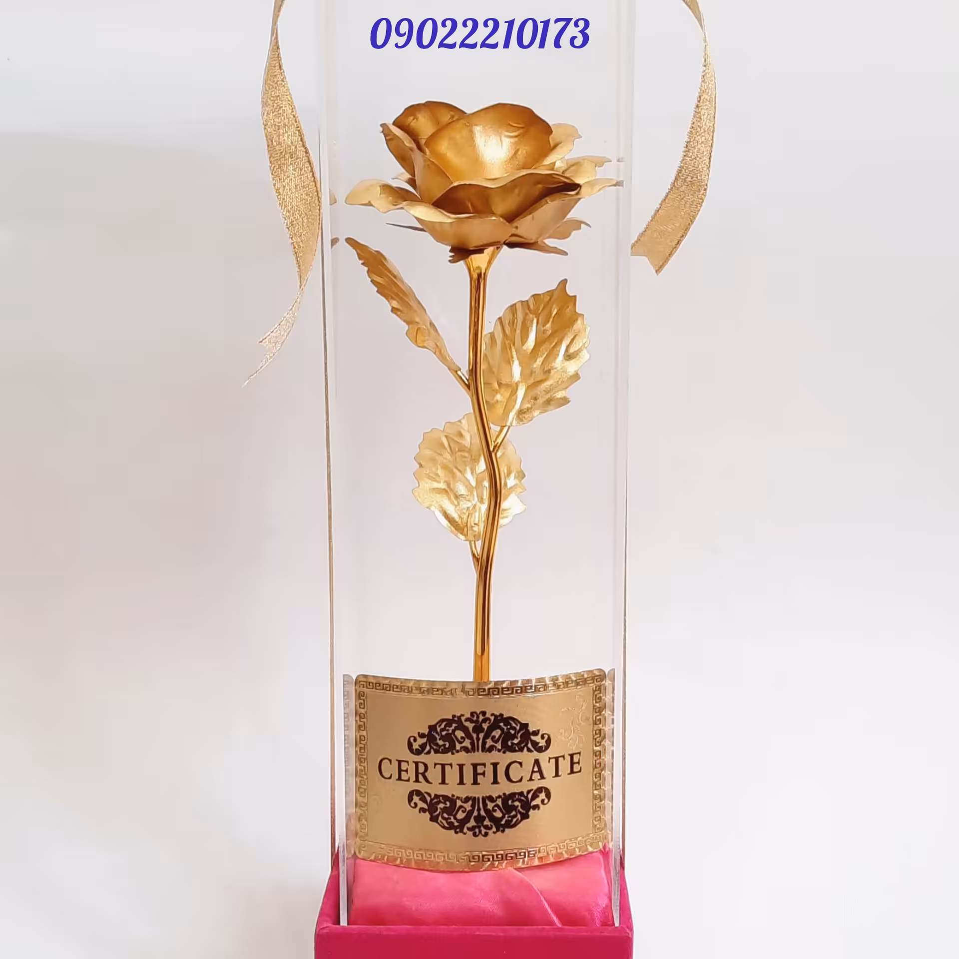 گل طلا با پایه جیر 